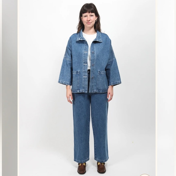 Gravel and Gold Marram Denim Jacket - Picture 6 of 7